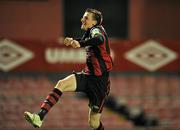 20 September 2011; Anto Flood, Bohemians, celebrates after scoring his side's first goal. FAI Ford Cup Quarter-Final Replay, Bohemians v Dundalk, Dalymount Park, Dublin. Picture credit: David Maher / SPORTSFILE