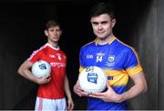 5 April 2017; Michael Quinlivan of Tipperary, right, and Anthony Williams of Louth in attendance during an Allianz Football League Media Event at Croke Park in Dublin, ahead of their Allianz Football League match in Croke Park this coming Saturday. Photo by David Fitzgerald/Sportsfile