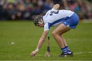 2 April 2017; Maurice Shanahan of Waterford prepares to take a free during the Allianz Hurling League Division 1 Quarter-Final match between Galway and Waterford at Pearse Stadium in Galway. Photo by Piaras Ó Mídheach/Sportsfile