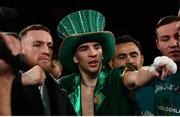 17 March 2017; Michael Conlan after defeating Tim Ibarra in their featherweight bout at The Theater in Madison Square Garden in New York, USA. Photo by Ramsey Cardy/Sportsfile