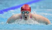 6 April 2017; Maeve Cleland, Banbridge Swim Club, Co. Down, competing in the Junior Women's 200m Butterfly Final during the 2017 Irish Open Swimming Championships at the National Aquatic Centre in Dublin. Photo by Brendan Moran/Sportsfile