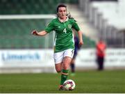 6 April 2017; Niamh Farrelly of Republic of Ireland during the UEFA Women's Under 19 European Championship Elite Round match between Republic of Ireland and Ukraine at Market's Field in Limerick. Photo by Eóin Noonan/Sportsfile
