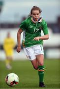 6 April 2017; Lynn Craven of Republic of Ireland during the UEFA Women's Under 19 European Championship Elite Round match between Republic of Ireland and Ukraine at Market's Field in Limerick. Photo by Eóin Noonan/Sportsfile