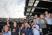 18 September 2011; Dublin supporters wait for the Dublin players to make their way down the tunnel after the match. Supporters at the GAA Football All-Ireland Championship Finals, Croke Park, Dublin. Picture credit: Brian Lawless / SPORTSFILE
