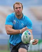 24 September 2011; Ireland flanker Stephen Ferris in action during the squad captain's run ahead of their Pool C game against Russia. Ireland Rugby Squad Captain's Run, 2011 Rugby World Cup, Rotorua International Stadium, Rotorua, New Zealand. Picture credit: Brendan Moran / SPORTSFILE