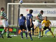 25 September 2011; Jake Kelly, no11, Bray Wanderers, shoots to score his side's first goal. Airtricity League Premier Division, Shamrock Rovers v Bray Wanderers, Tallaght Stadium, Tallaght, Dublin. Picture credit: David Maher / SPORTSFILE