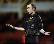 5 April 2017; Referee Niall Cullen during the EirGrid Ulster GAA Football U21 Championship Semi-Final match between Derry and Armagh at Celtic Park in Derry. Photo by Oliver McVeigh/Sportsfile