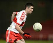 5 April 2017; Danny Tallon of Derry during the EirGrid Ulster GAA Football U21 Championship Semi-Final match between Derry and Armagh at Celtic Park in Derry. Photo by Oliver McVeigh/Sportsfile