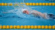 7 April 2017; Cara Osing of Templeogue Swim Club, Co. Dublin, on her way to winning the Junior Women's 100m Freestyle Final during the 2017 Irish Open Swimming Championships at the National Aquatic Centre in Dublin. Photo by Sam Barnes/Sportsfile