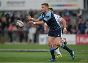 7 April 2017; Gareth Anscombe of Cardiff Blues during the Guinness PRO12 Round 19 match between Ulster and Cardiff Blues at the Kingspan Stadium in Belfast.  Photo by Oliver McVeigh/Sportsfile