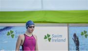 7 April 2017; Mia Davison of Ards Swim Club, Co. Down, ahead of competing in the Junior Women's 100m Breaststroke Final during the 2017 Irish Open Swimming Championships at the National Aquatic Centre in Dublin. Photo by Sam Barnes/Sportsfile