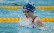 7 April 2017; Mia Davison of Ards Swim Club, Co. Down, competing in the Junior Women's 100m Breaststroke Final during the 2017 Irish Open Swimming Championships at the National Aquatic Centre in Dublin. Photo by Sam Barnes/Sportsfile
