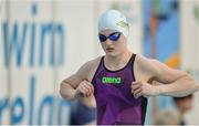 7 April 2017; Mona McSharry of Marlins Swim Club, Co. Donegal, ahead of competing in the Open Women's 100m Breaststroke Final during the 2017 Irish Open Swimming Championships at the National Aquatic Centre in Dublin. Photo by Sam Barnes/Sportsfile