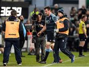 7 April 2017; Sam Warburton of Cardiff Blues leaving the pitch with an injuy  during the first half of the Guinness PRO12 Round 19 match between Ulster and Cardiff Blues at the Kingspan Stadium in Belfast. Photo by Oliver McVeigh/Sportsfile