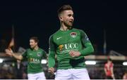 7 April 2017; Sean Maguire of Cork City celebrates after scoring his sides third goal during the SSE Airtricity League Premier Division match between Cork City and Derry City at Turner's Cross in Cork. Photo by Eóin Noonan/Sportsfile
