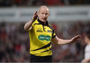7 April 2017; Referee Ian Davies during the Guinness PRO12 Round 19 match between Ulster and Cardiff Blues at the Kingspan Stadium in Belfast.  Photo by Oliver McVeigh/Sportsfile