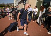 8 April 2017; Leinster senior coach Stuart Lancaster arrives prior to the Guinness PRO12 Round 19 match between Ospreys and Leinster at the Liberty Stadium in Swansea, Wales. Photo by Stephen McCarthy/Sportsfile