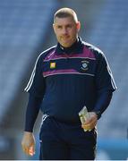 8 April 2017; Westmeath manager Tom Cribbin during the Allianz Football League Division 4 Final match between Westmeath and Wexford at Croke Park in Dublin. Photo by Brendan Moran/Sportsfile
