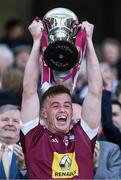 8 April 2017; Westmeath captain Ger Egan lifts the Division 4 trophy after the Allianz Football League Division 4 Final match between Westmeath and Wexford at Croke Park in Dublin. Photo by Ray McManus/Sportsfile