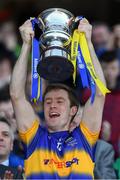 8 April 2017; Tipperary captain Brian Fox lifts the cup after the Allianz Football League Division 3 Final match between Louth and Tipperary at Croke Park in Dublin. Photo by Ray McManus/Sportsfile