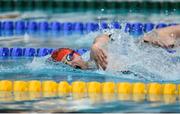 8 April 2017; Leah Bethal of Lisburn Swim Club, Co. Antrim, competing in the Junior Women's 400m Freestyle Final during the 2017 Irish Open Swimming Championships at the National Aquatic Centre in Dublin. Photo by Seb Daly/Sportsfile