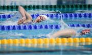 8 April 2017; Stephanie McLoughlin, Tuam Swim Club, Galway, competing in the Junior Women's 400m Freestyle Final during the 2017 Irish Open Swimming Championships at the National Aquatic Centre in Dublin. Photo by Seb Daly/Sportsfile