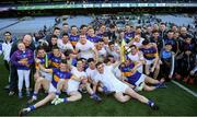 8 April 2017; The Tipperary players celebrate with the cup after the Allianz Football League Division 3 Final match between Louth and Tipperary at Croke Park in Dublin. Photo by Ray McManus/Sportsfile