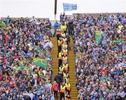 18 September 2011; Security on Hill 16 during the game. Supporters at the GAA Football All-Ireland Championship Finals, Croke Park, Dublin. Picture credit: Stephen McCarthy / SPORTSFILE