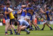 18 September 2011; Tipperary players celebrate their side's victory. GAA Football All-Ireland Minor Championship Final, Tipperary v Dublin, Croke Park, Dublin. Picture credit: Stephen McCarthy / SPORTSFILE