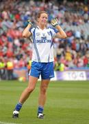 25 September 2011; A dejected Amanda Casey, Monaghan, at the end of the game. TG4 All-Ireland Ladies Senior Football Championship Final, Cork v Monaghan, Croke Park, Dublin. Photo by Sportsfile