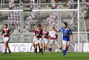 25 September 2011; Aisling Doonan, Cavan, celebrates after scoring the equalising point from a free. TG4 All-Ireland Ladies Intermediate Football Championship Final, Cavan v Westmeath, Croke Park, Dublin. Picture credit: Brian Lawless / SPORTSFILE