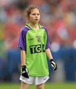 25 September 2011; Kara Moore, Mountrath, Co. Laois. Mini Games during the TG4 All-Ireland Ladies Football Championship Finals, Croke Park, Dublin. Photo by Sportsfile