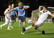 26 September 2011; Paul O'Conor, UCD, in action against Robert Bayly, Bohemians. Airtricity League Premier Division, UCD v Bohemians, The UCD Bowl, Belfield, Dublin. Picture credit: David Maher / SPORTSFILE