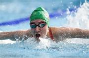 8 April 2017; Sharon Semchiy of Sundays Well Swim Club, Co. Cork, competing in the Junior Women's 100m Butterfly Final during the 2017 Irish Open Swimming Championships at the National Aquatic Centre in Dublin. Photo by Seb Daly/Sportsfile
