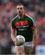 2 April 2017; Keith Higgins of Mayo during the Allianz Football League Division 1 Round 7 match between Mayo and Donegal at Elverys MacHale Park in Castlebar, Co Mayo. Photo by Stephen McCarthy/Sportsfile