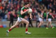 2 April 2017; Brendan Harrison of Mayo during the Allianz Football League Division 1 Round 7 match between Mayo and Donegal at Elverys MacHale Park in Castlebar, Co Mayo. Photo by Stephen McCarthy/Sportsfile