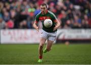 2 April 2017; Keith Higgins of Mayo during the Allianz Football League Division 1 Round 7 match between Mayo and Donegal at Elverys MacHale Park in Castlebar, Co Mayo. Photo by Stephen McCarthy/Sportsfile