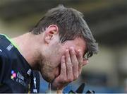8 April 2017; Dan Biggar of Ospreys following the Guinness PRO12 Round 19 match between Ospreys and Leinster at the Liberty Stadium in Swansea, Wales. Photo by Stephen McCarthy/Sportsfile