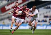 9 April 2017; Eamonn Brannigan of Galway is tackled by Paul Cribbin of Kildare during the Allianz Football League Division 2 Final between Kildare and Galway at Croke Park in Dublin. Photo by Ramsey Cardy/Sportsfile