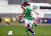 9 April 2017; Derbhaile Beirne of Republic of Ireland in action against Tessa Rinkinen of Finland during the UEFA Women's Under 19 European Championship Elite Round match between Republic of Ireland and Finland at Markets Field, in Limerick. Photo by Eóin Noonan/Sportsfile