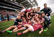 9 April 2017; Galway players celebrate following the Allianz Football League Division 2 Final match between Kildare and Galway at Croke Park in Dublin. Photo by Stephen McCarthy/Sportsfile