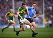 9 April 2017; Kevin McCarthy of Kerry in action against Eric Lowndes of Dublin during the Allianz Football League Division 1 Final match between Dublin and Kerry at Croke Park in Dublin. Photo by Stephen McCarthy/Sportsfile
