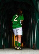 9 April 2017; Lucy McCartan of Republic of Ireland makes her way back down the tunnel after the UEFA Women's Under 19 European Championship Elite Round match between Republic of Ireland and Finland at Markets Field, in Limerick. Photo by Eóin Noonan/Sportsfile