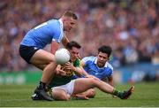 9 April 2017; Jack Savage of Kerry in action against Ciaran Kilkenny, left, and Cian O'Sullivan of Dublin during the Allianz Football League Division 1 Final match between Dublin and Kerry at Croke Park in Dublin. Photo by Stephen McCarthy/Sportsfile