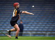 9 April 2017; Danielle Morrissey of Kilkenny scores her side's first goal during the Littlewoods National Camogie League semi-final match between Galway and Kilkenny at Semple Stadium in Thurles, Co. Tipperary. Photo by David Fitzgerald/Sportsfile