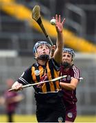 9 April 2017; Julianne Malone of Kilkenny in action against Therese Manton of Galway during the Littlewoods National Camogie League semi-final match between Galway and Kilkenny at Semple Stadium in Thurles, Co. Tipperary. Photo by David Fitzgerald/Sportsfile