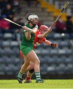 9 April 2017; Fiona Hickey of Limerick in action against Niamh McCarthy of Cork during the Littlewoods National Camogie League semi-final match between Cork and Limerick at Pairc Ui Rinn, in Cork. Photo by Matt Browne/Sportsfile