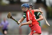 9 April 2017; Orla Cronin of Cork in action against Mairead Ryan of Limerick during the Littlewoods National Camogie League semi-final match between Cork and Limerick at Pairc Ui Rinn, in Cork. Photo by Matt Browne/Sportsfile