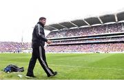 9 April 2017; Kerry manager Eamonn Fitzmaurice during the Allianz Football League Division 1 Final between Dublin and Kerry at Croke Park in Dublin. Photo by Ramsey Cardy/Sportsfile