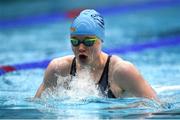 9 April 2017; Niamh Kilgallen of Claremorris Swim Club, Co. Mayo, competing in the Women's 200m Individual Medley during the 2017 Irish Open Swimming Championships at the National Aquatic Centre in Dublin. Photo by Seb Daly/Sportsfile